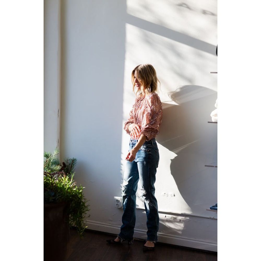 NWT Mother Denim Trickster Skimp Fray Jeans Size 29 - Picture 4 of 9